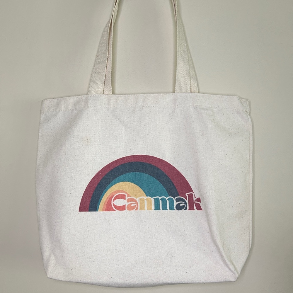 Cream Canvas Tote Bag